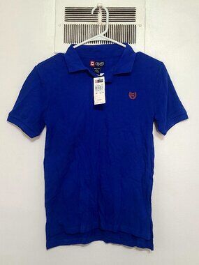 CHAPS Blue Polo Shirt – Kids M (10–12), NWT